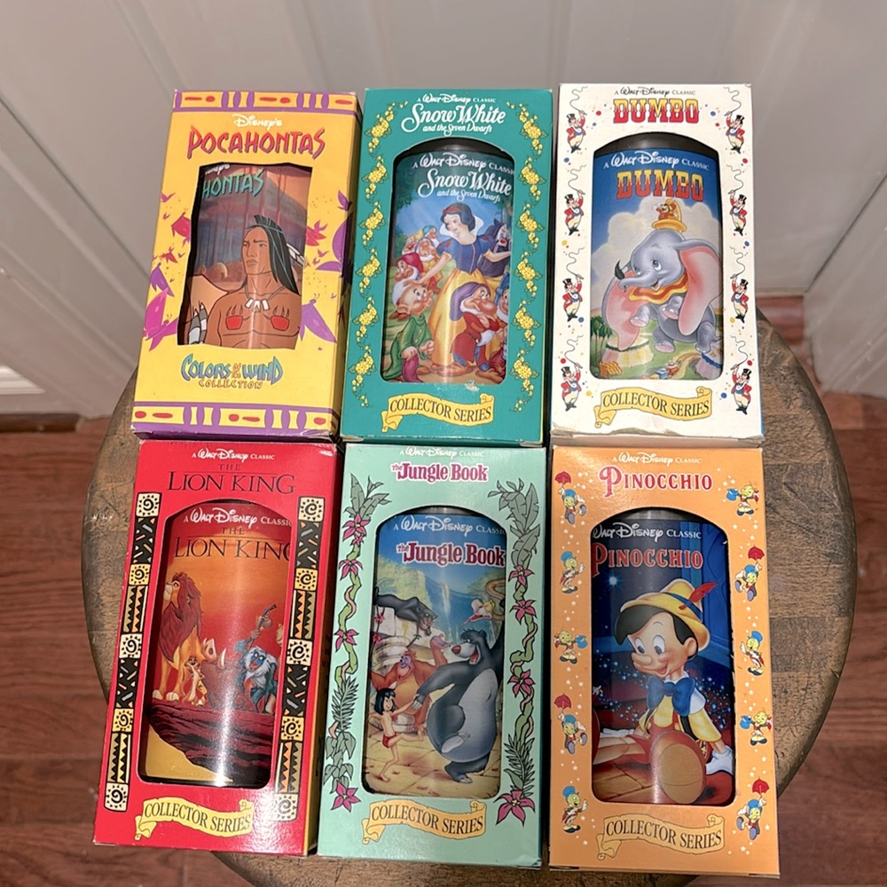 Disney Burger King Collector Glasses- set of (6)